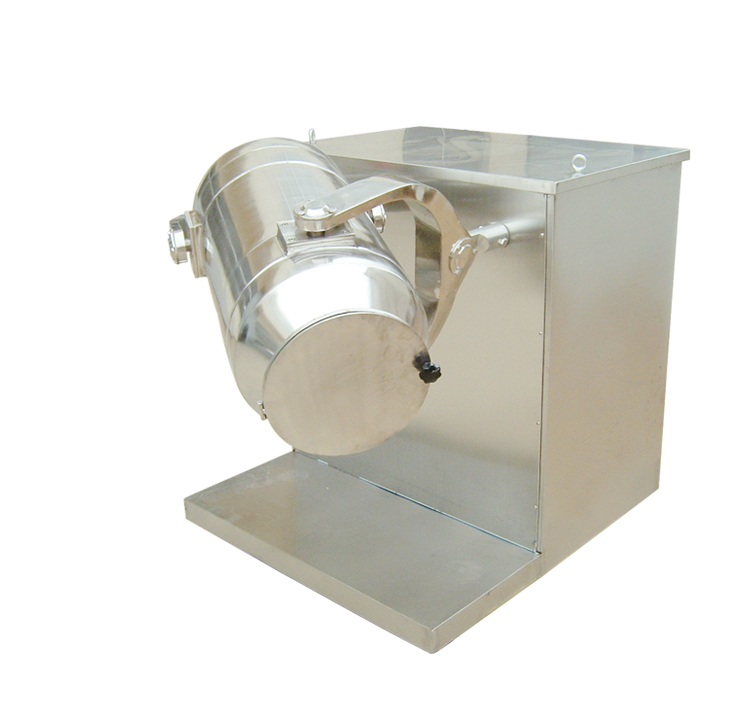 3D dry powder mixer