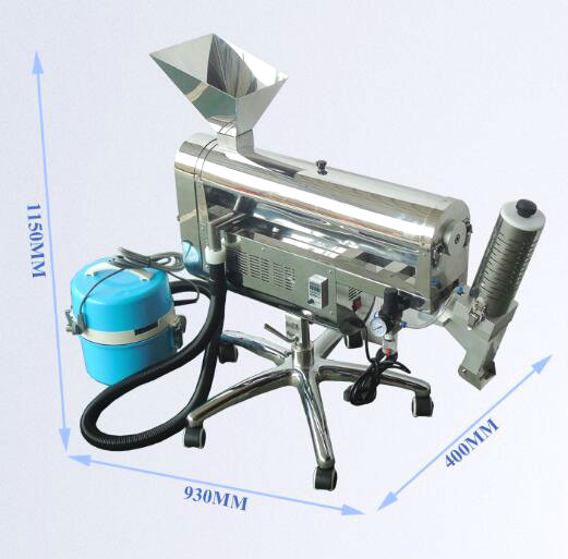 DXP-C Capsule Polishing Machine size