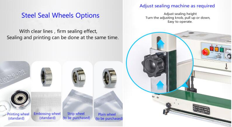 vertical sealer feature
