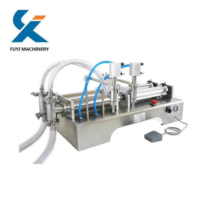 2 heads pneumatic liquid filling machine