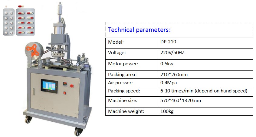 semi auto blister packer