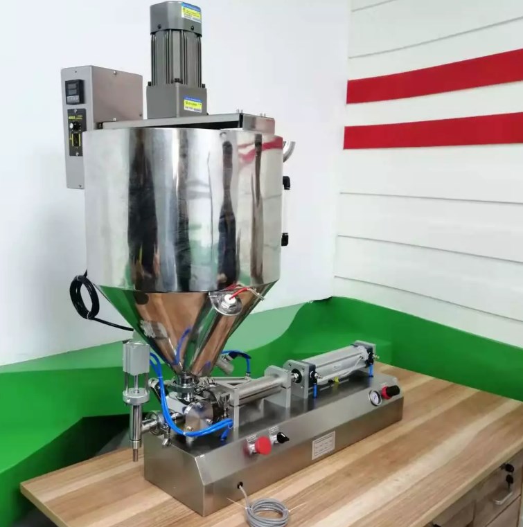 paste filling machine with stirrer