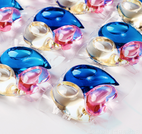 3-liquid laundry pods
